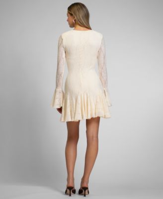 Women's Alanna Textured Knit Crewneck Mini Dress
