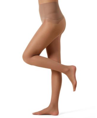 Women's Crystal Sheer Seamless Top 12-Denier Pantyhose