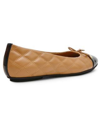 Women's Luci Quilted Cap Toe Ballet Flats