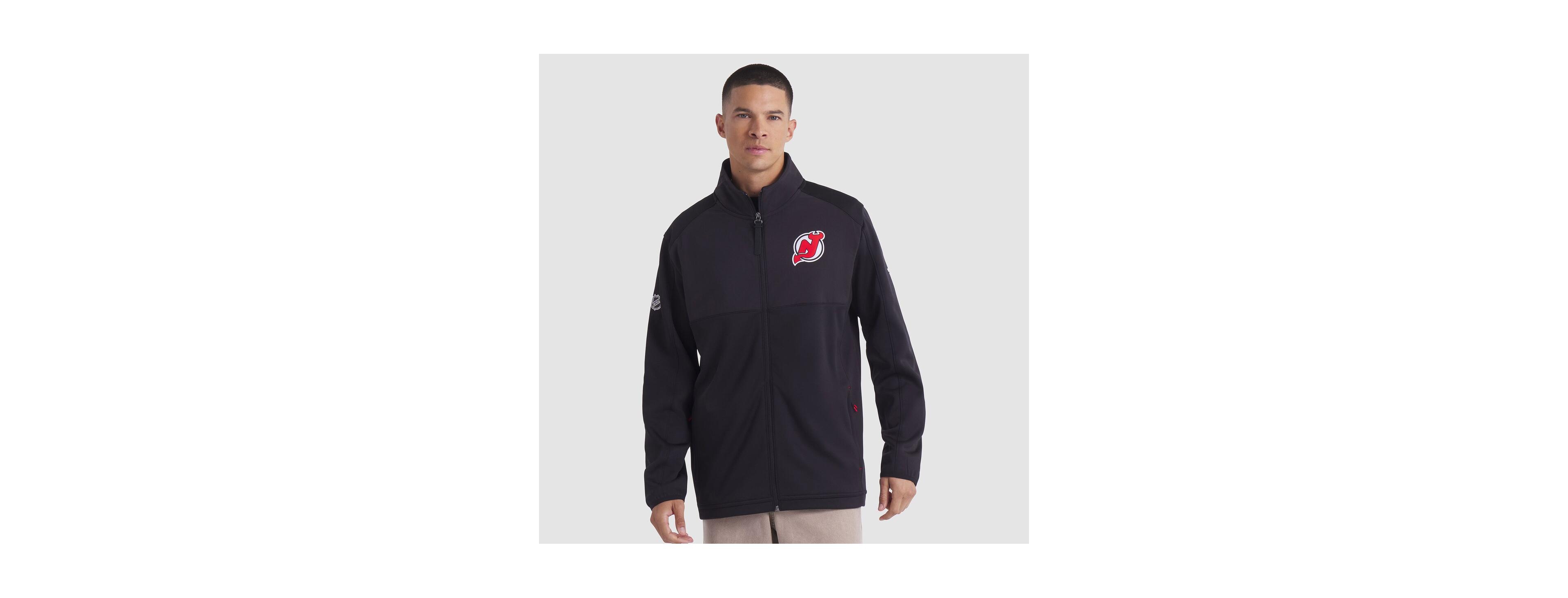 Fanatics Men's Black New Jersey Devils Authentic Pro Rink Full-Zip Jacket