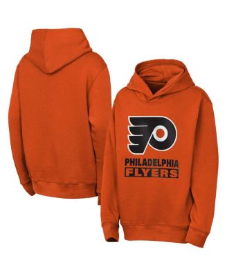 Big Boys and Girls Classic Orange Philadelphia Flyers Back to Basics Hoodie