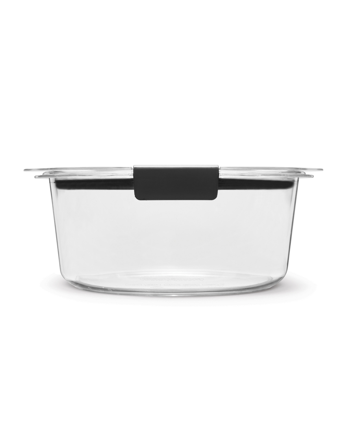 Rubbermaid Brilliance 6.97-cup Round Leak Proof Food Storage Container In Transparent