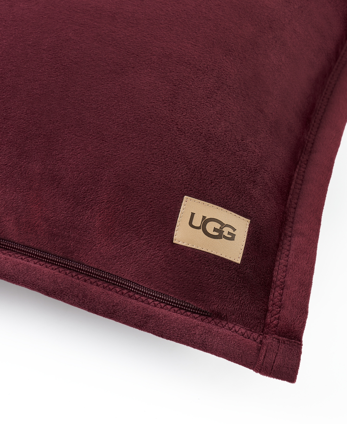 Ugg Coco 2-pack Decorative Pillow, 20" X 20" In Burgundy