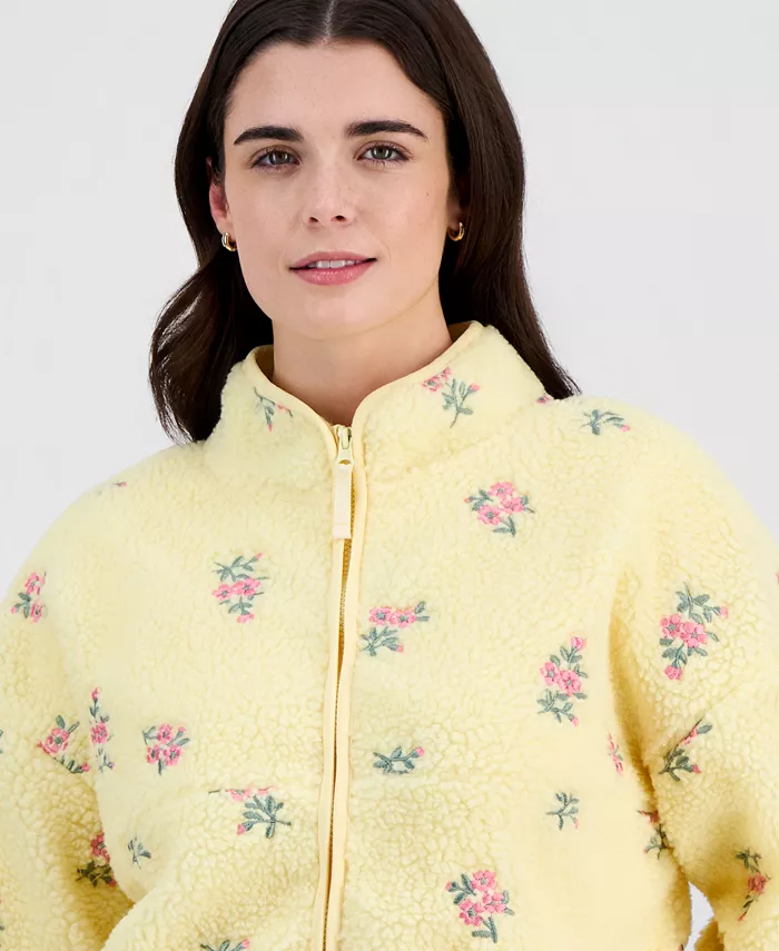 Juniors' Lightweight Novelty Fleece Jacket - thumbnail 4