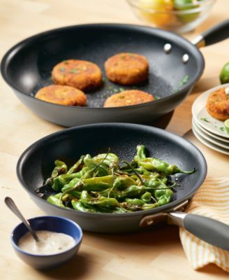 Advanced Home Hard-Anodized Nonstick Skillet Set, 2 Piece