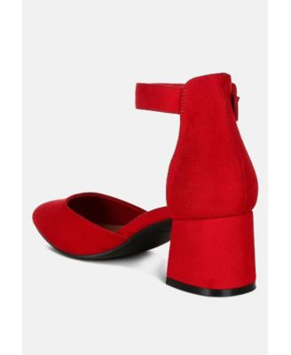 Womens Stroot Mid Block Heel Sandals