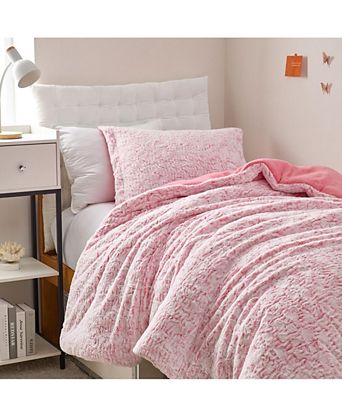 Shortcake - Oversized Comforter Set - Strawberry Pink