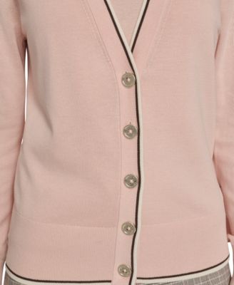 Women's V-Neck Long-Sleeve Cardigan Set