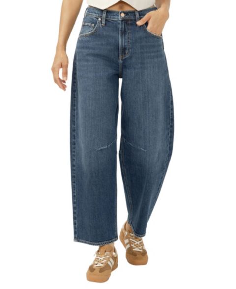 Женские джинсы Silver Jeans Co. High Rise Barrel Leg, цвет: Islington