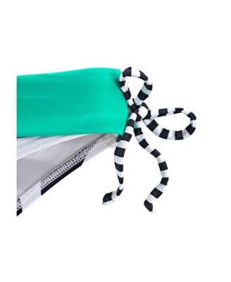 Women's Striped Classic Bikini Swimsuit Bottom