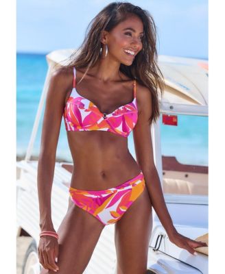 Women's Mix Print Classic Bikini Swimsuit Bottom