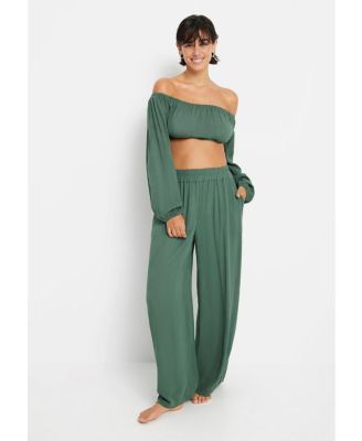 Women's Cropped Off The Shoulder Top