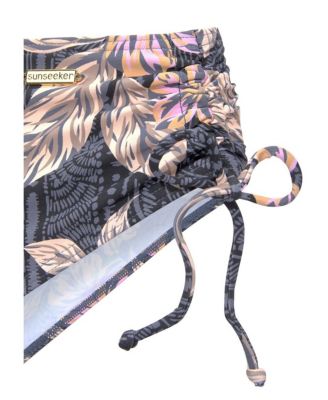 Women's Mix Print Mid Rise Bikini Swimsuit Bottom