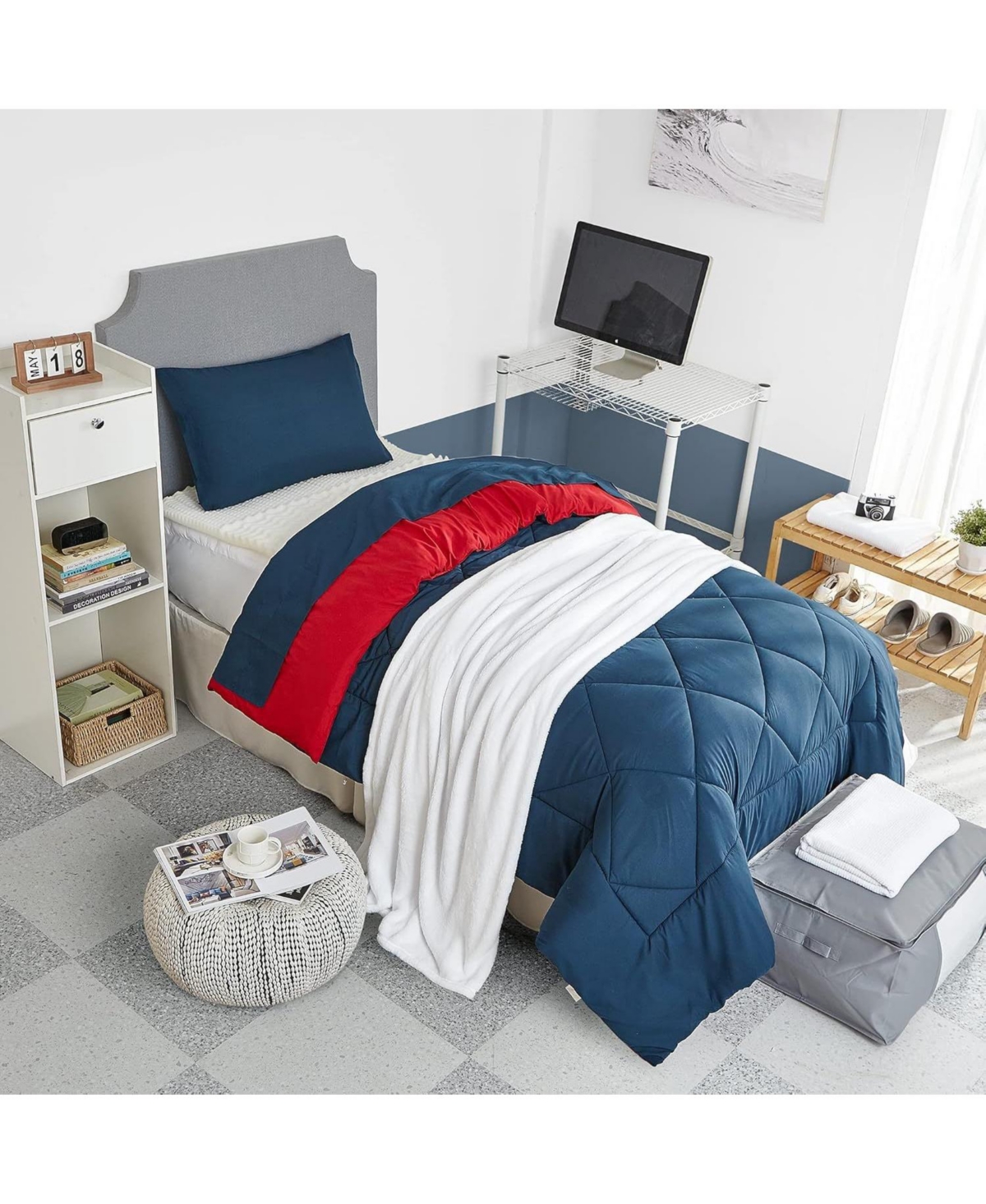 Diy Headboard - College Bedding Twin Xl