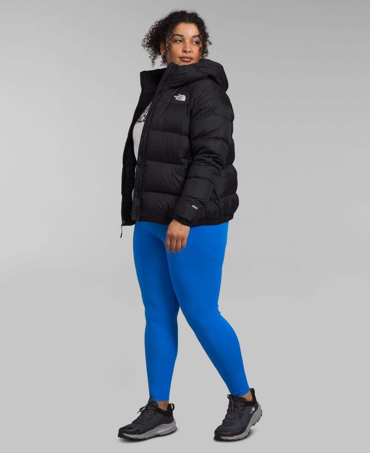 The North Face Plus Size Hydrenalite Down Puffer Jacket In Black