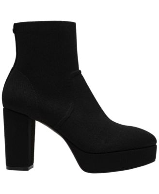 Womens Volt Platform Block Heel Dress Booties