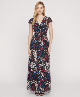 JS Collections - Women's Sybil V-Neck Cocktail Dress