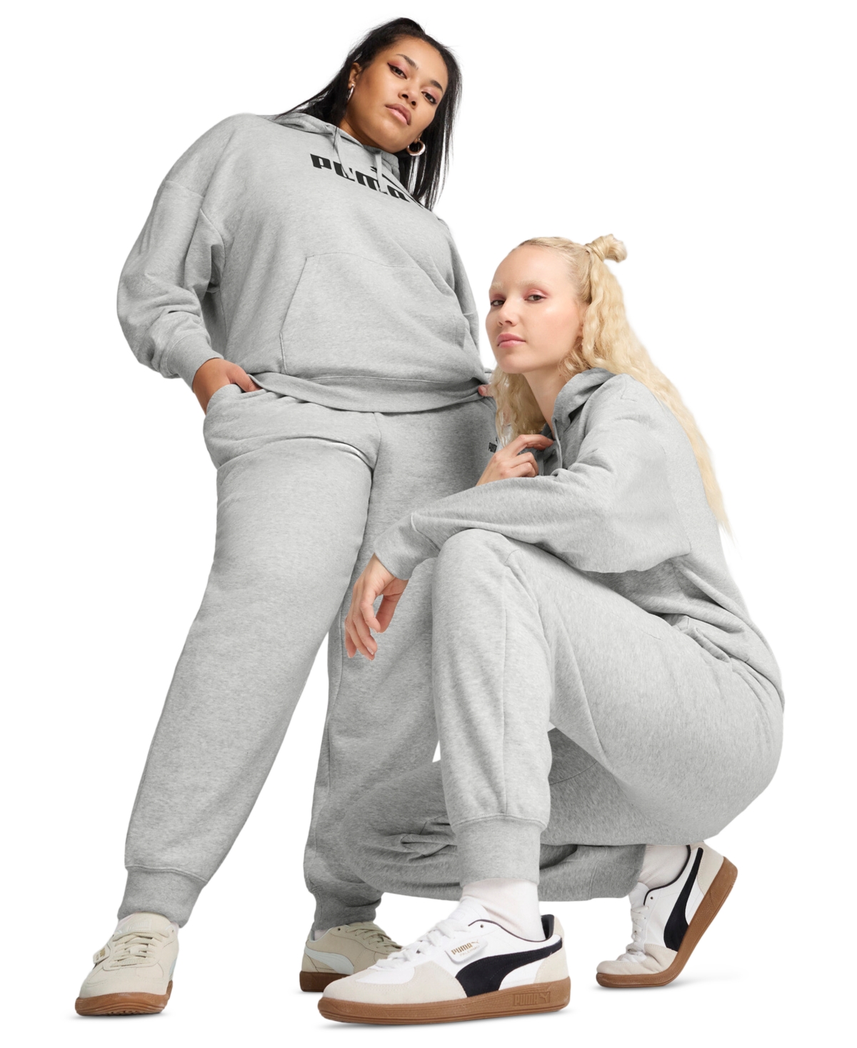 Puma Women's Essential Small Logo Comfort Pants In Gray