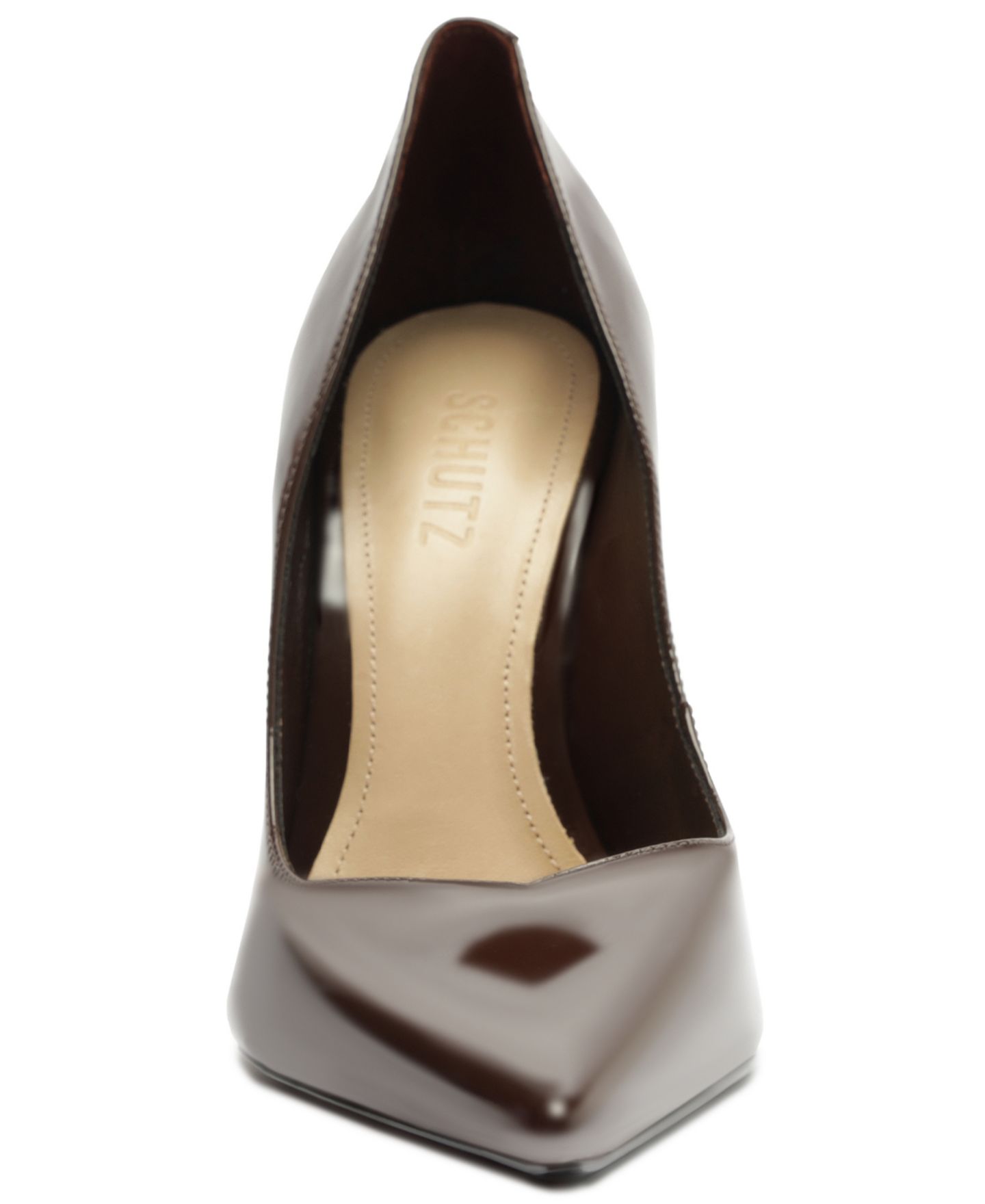 Женские туфли Schutz Lexi Stiletto Heel Pumps, цвет: Каштановый коричневый — фото 7