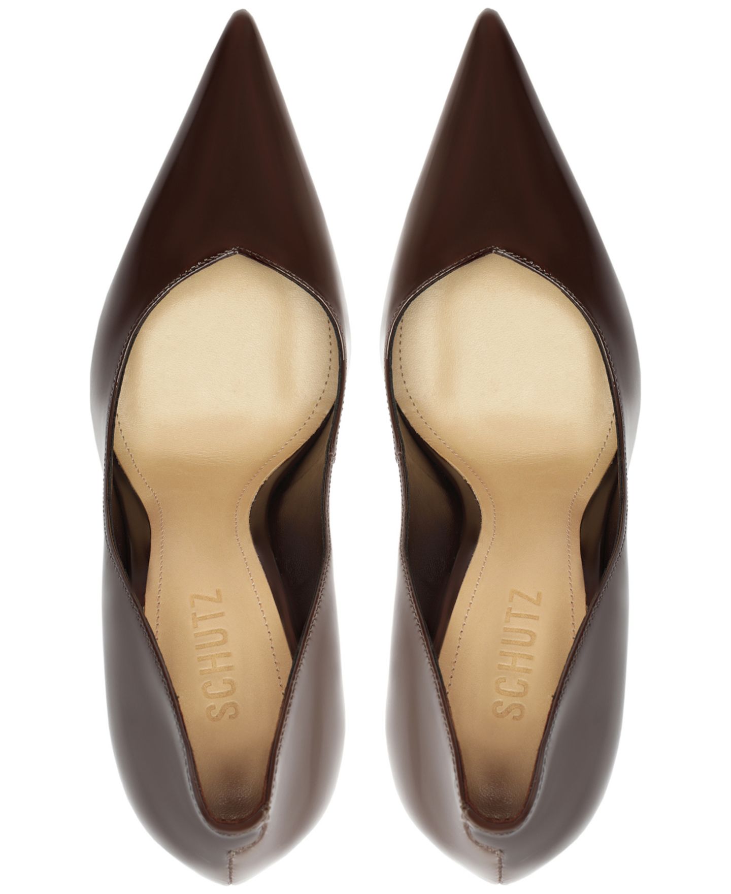 Женские туфли Schutz Lexi Stiletto Heel Pumps, цвет: Каштановый коричневый — фото 12