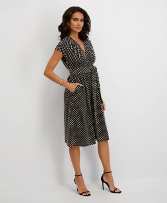 Women's Embroidered V-Neck Dress