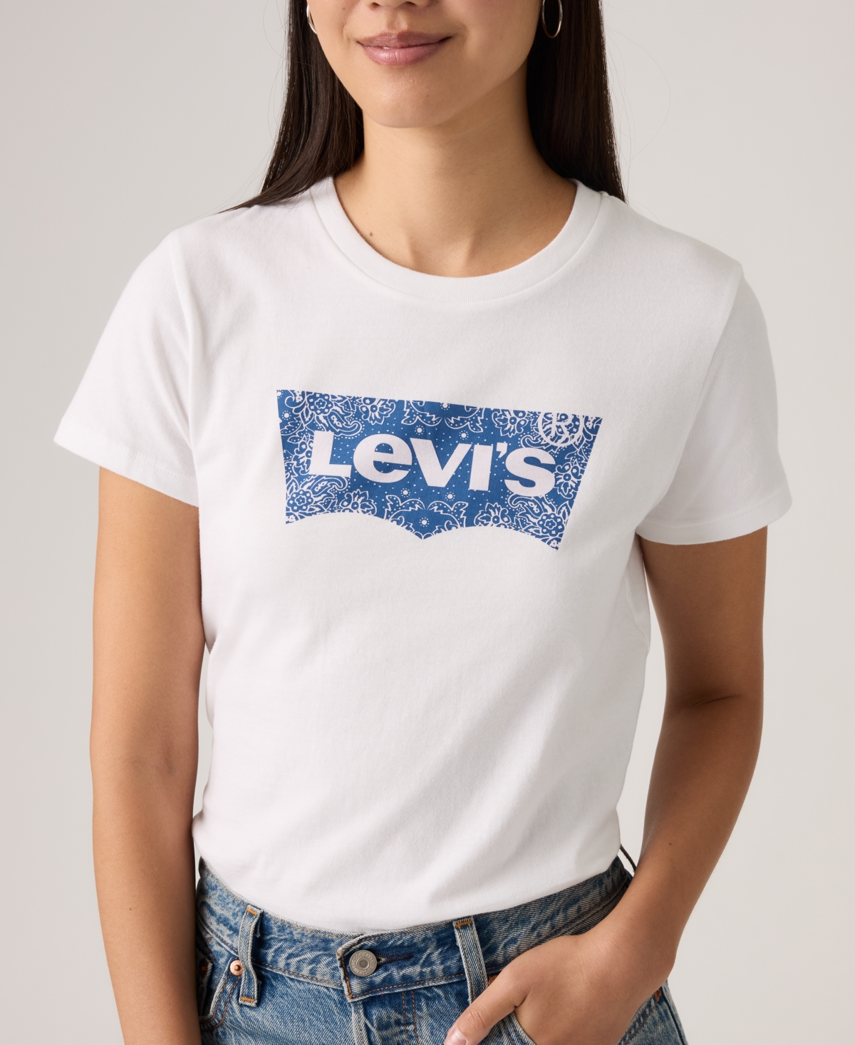 Levi's Women's Perfect Graphic Logo Cotton T-shirt