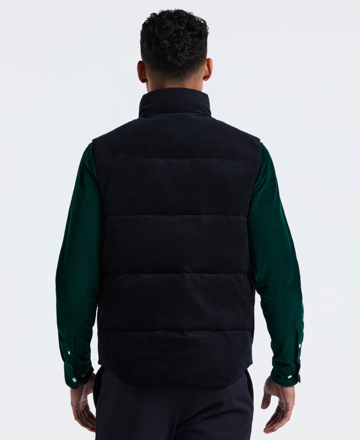 Original Penguin Men's Reversible Corduroy Puffer Vest