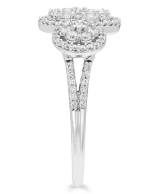 Diamond Ring (1 ct. t.w.) in 10k White Gold