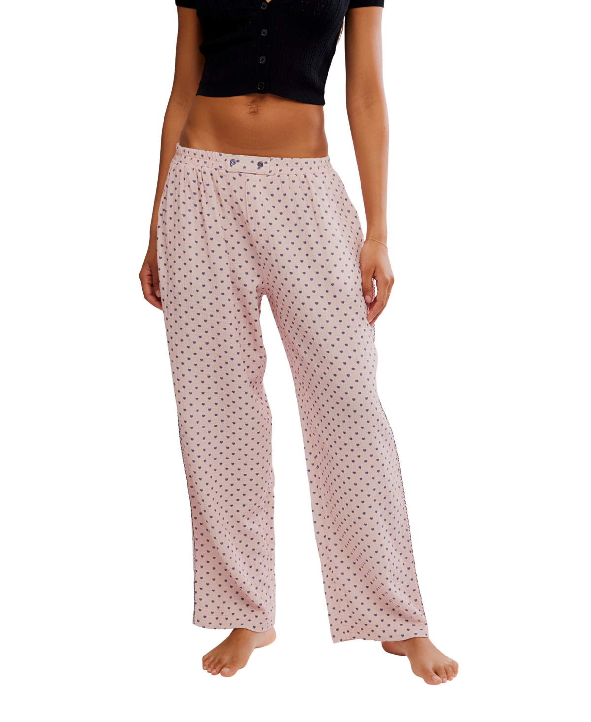 Free People Women's Be Mine Printed Pants