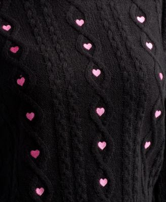 Junior's Crewneck Long-Sleeve Sweater