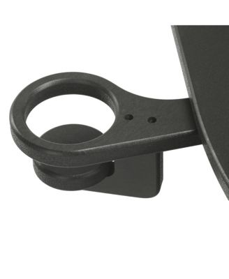 Outdoor HDPE Patio Chaise Lounges With Wheels & Cup Holder (Set of 4)