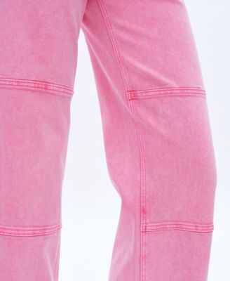 Women's Mid Rise Wide Leg Pants