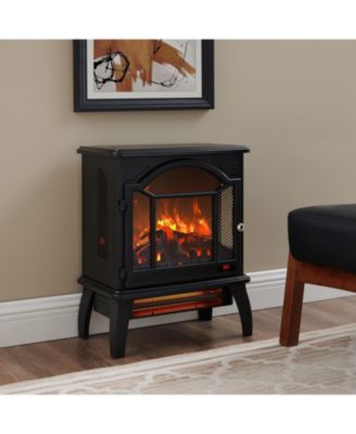 18 inch 3D Flame Electric Infrared Quartz Fireplace Stove with remote control