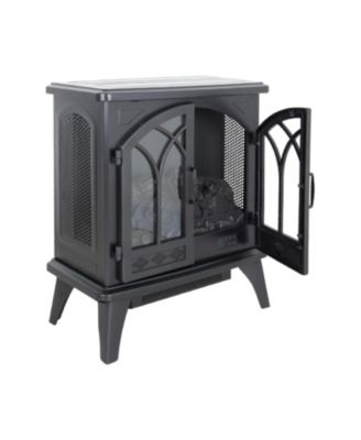 24 inch 3D  Flame Electric Infrared Quartz Fireplace Stove with remote control