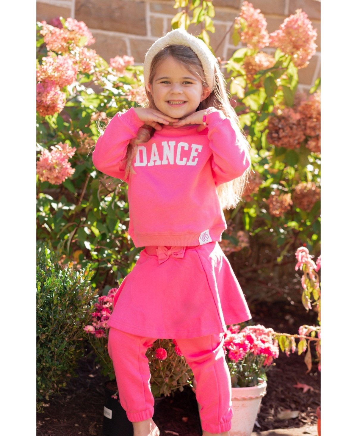 Bits & Bows Baby Girls Skirted Bow Joggers