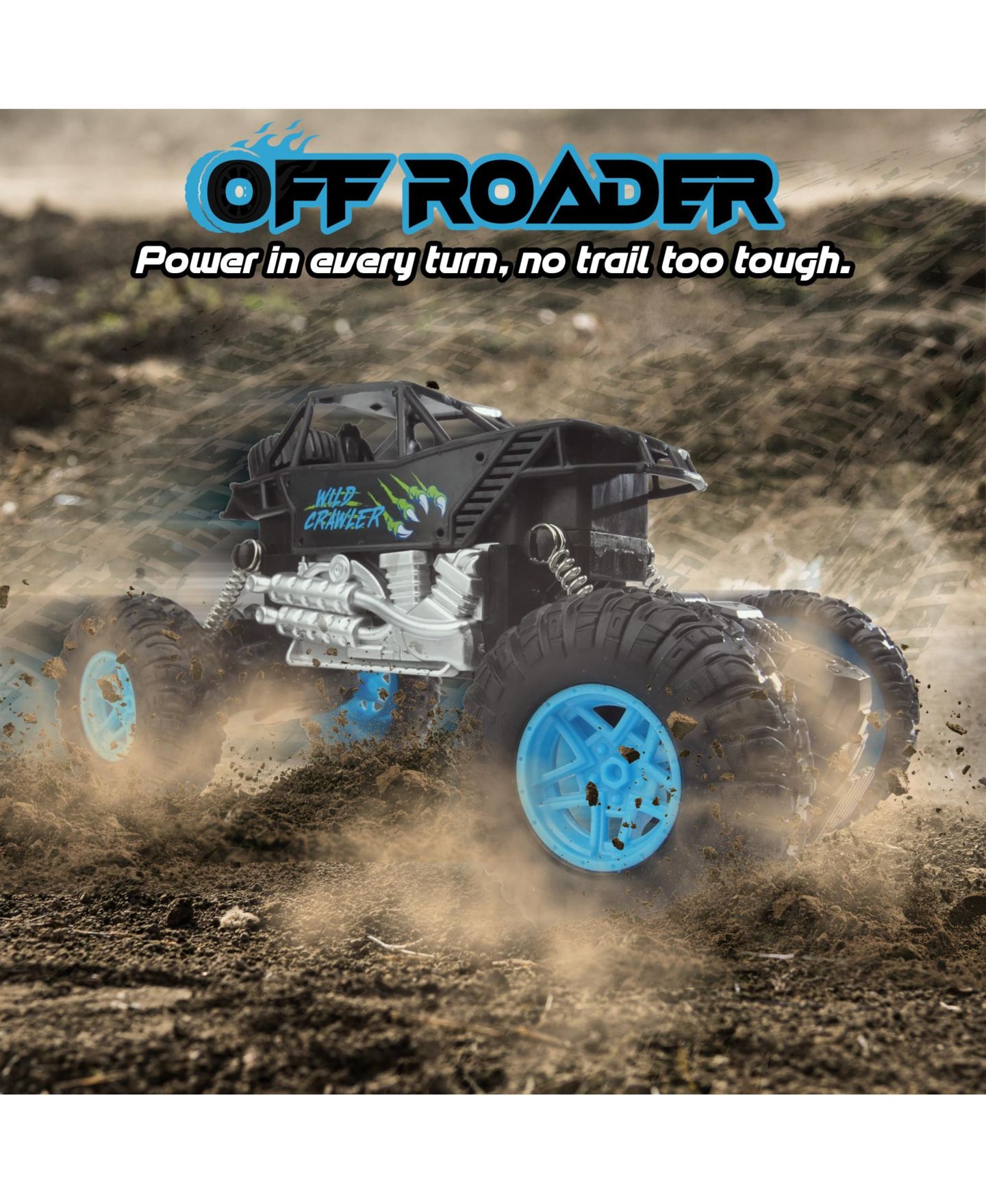 Детская игрушка USA Toyz Wild Crawler RC Monster Truck — фото 7