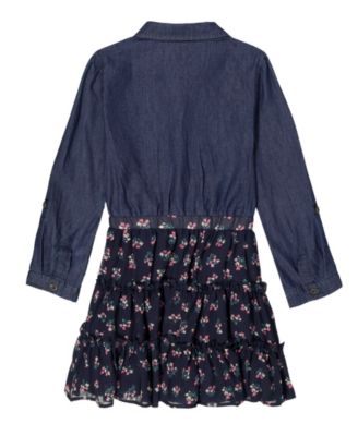 Toddler Girls' 2T-4T Long-Sleeve Shirt Dress