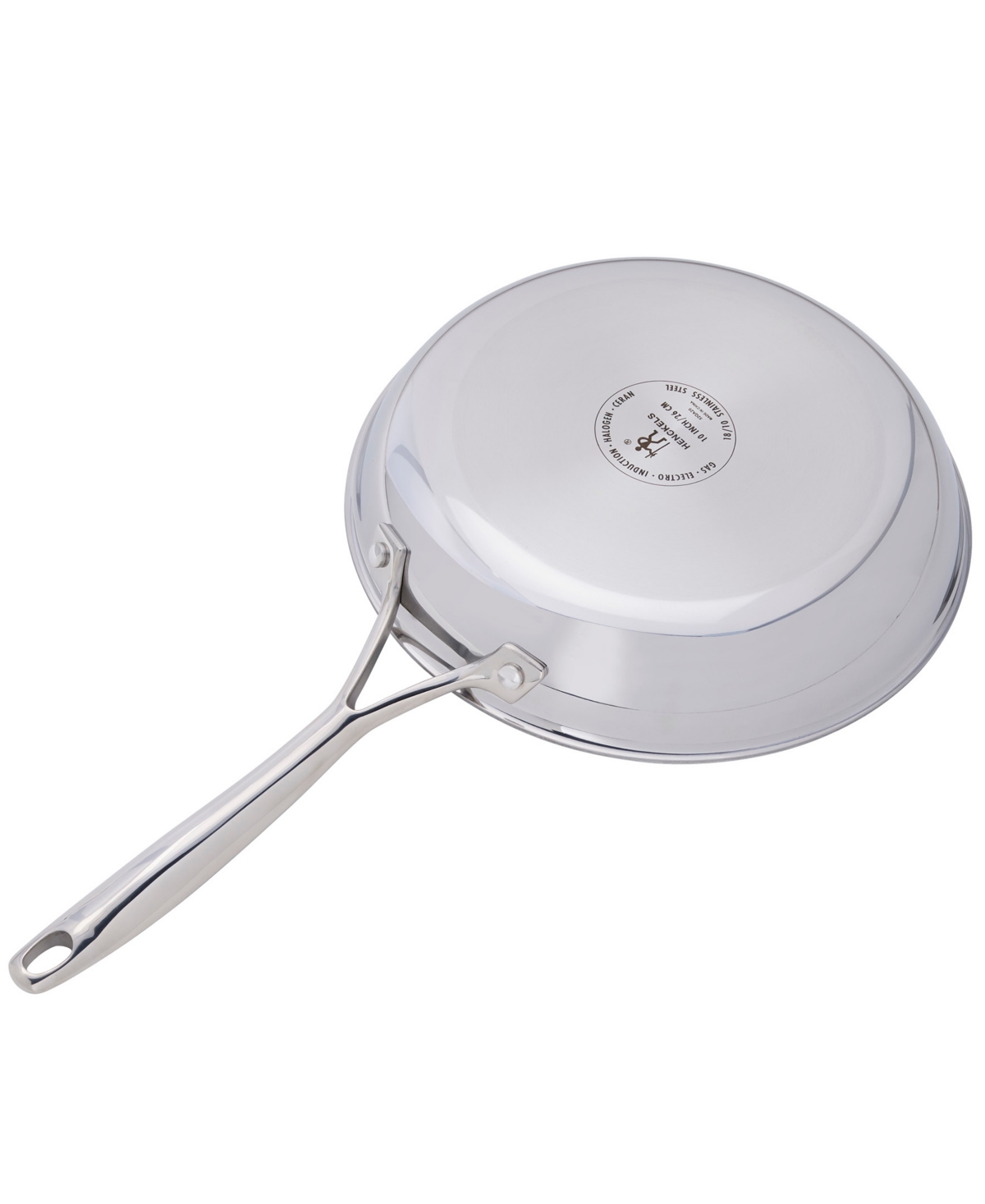 J.a. Henckels Paradigm Ceramic Stainless Steel 10" Dual Performance Fry Pan In Silver