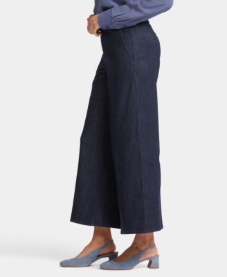 Women's Mona Wide Leg Trouser Ankle Jeans