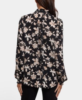 Women's Pleated Front Tunic Top