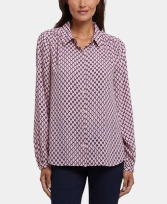Women's Point Collar Modern Top