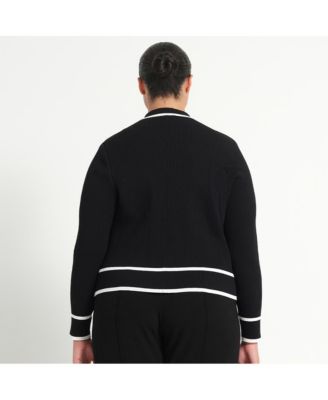 Plus Size Gracie Contrast Cardi