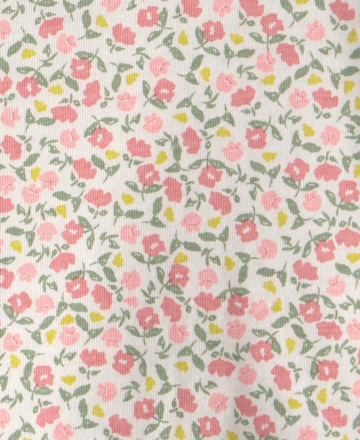 Carter's Baby Girls Floral Printed And Ruffle Detailed Snap-up Romper In Multi