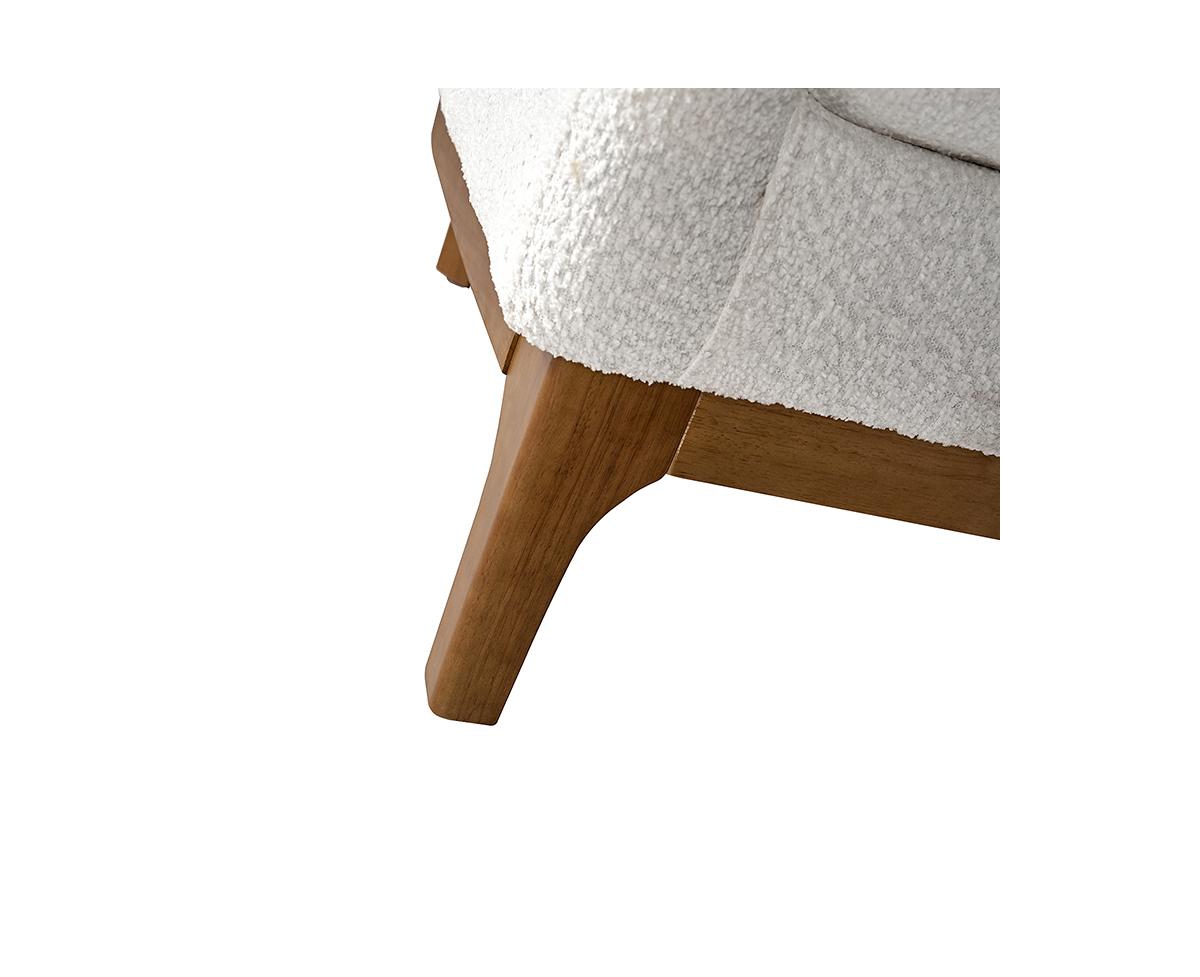 Hulala Home Augus Modern Boucle Armchair Chair with Adjustable Feet