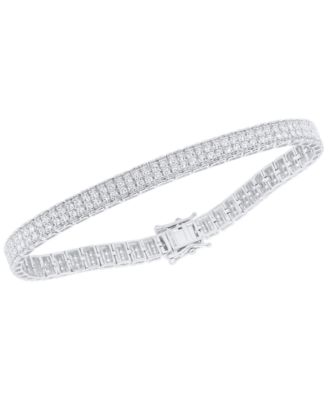 Lab-Grown Diamond Bracelet (3 ct. t.w.) in Sterling Silver (also in 14k Gold Plated Sterling Silver)