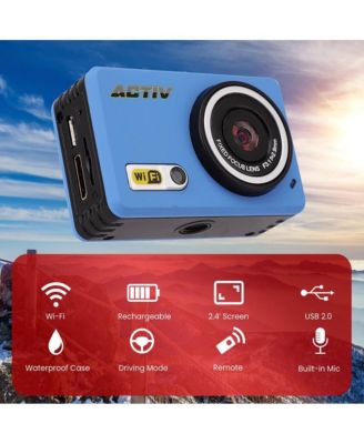 HD 1080P Waterproof WiFi Sports Action Camera with LCD Screen & Mount – 8MP Mini Camcorder