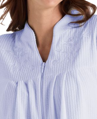 Women's Zipper Short Robe