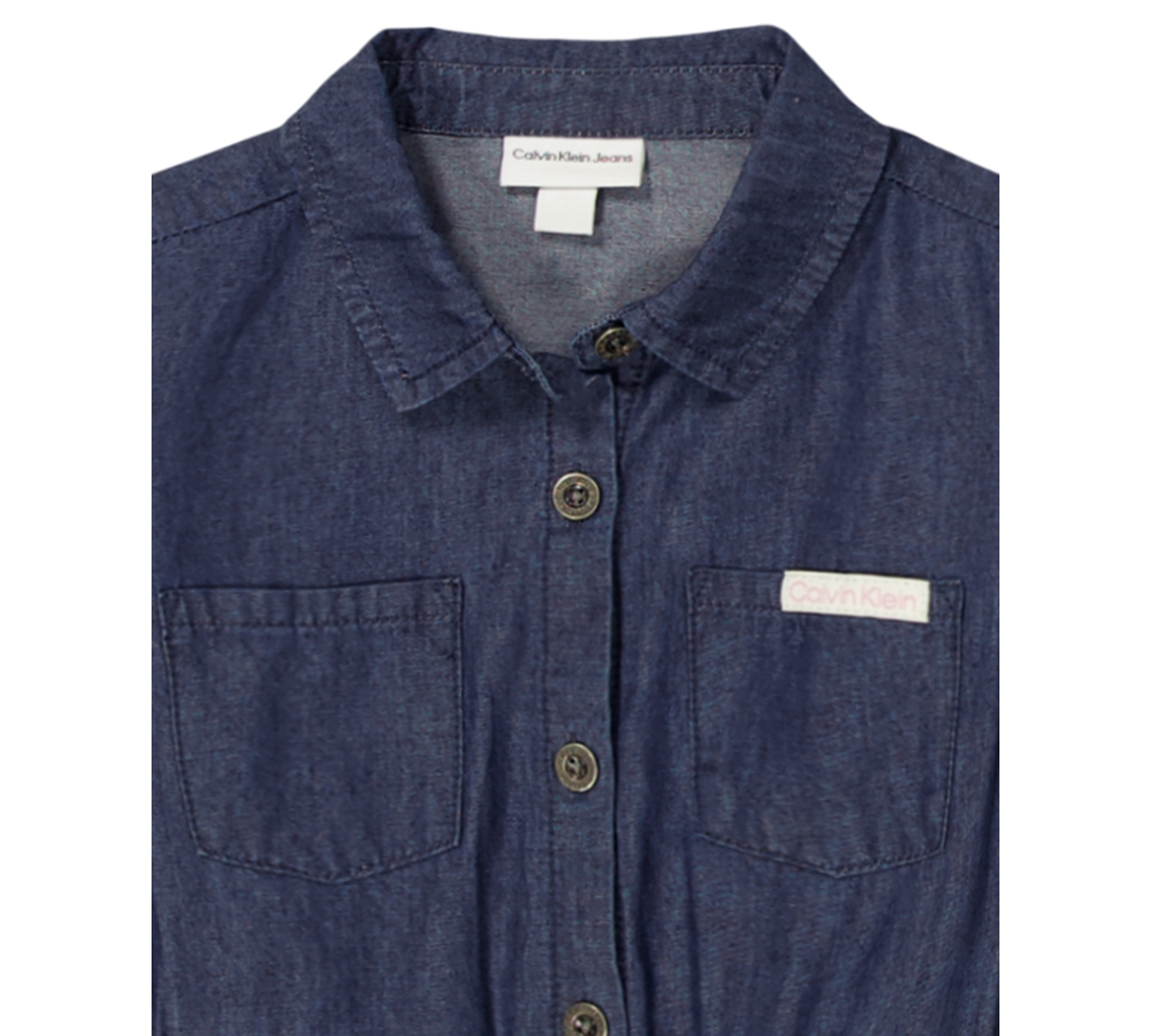 Calvin Klein Toddler Girls 2T-4T Long-Sleeve Shirt Dress