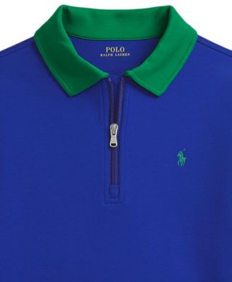 Boys 8-20 Double-Knit Collared Sweatshirt