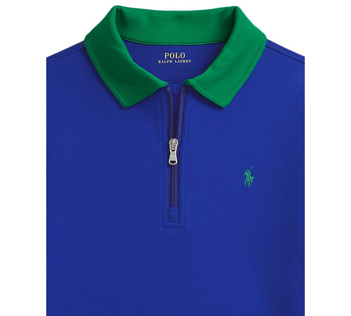 Polo Ralph Lauren Boys 8-20 Double-Knit Collared Sweatshirt
